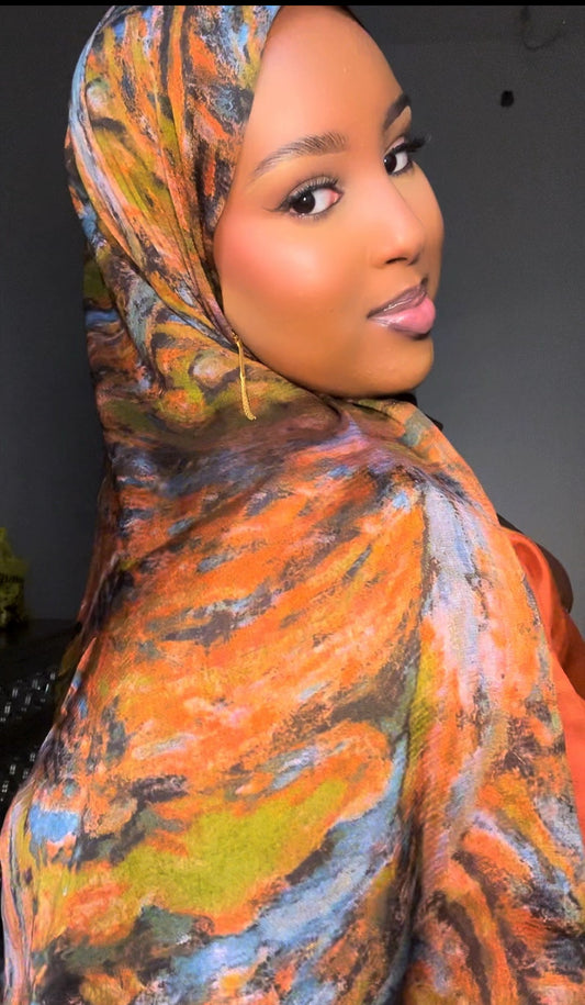 Printed hijabs